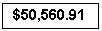 Rectangular Callout: $50,560.91