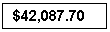 Rectangular Callout: $42,087.70