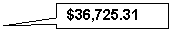 Rectangular Callout: $36,725.31