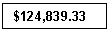 Rectangular Callout: $124,839.33