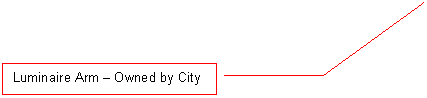 Line Callout 3: Luminaire Arm  Owned by City