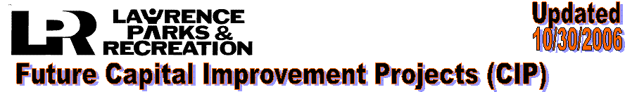 Future Capital Improvement Projects (CIP),Updated,10/30/2006
