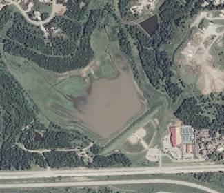 Wakarusa Watershed Joint District (WJD) No. 35, Structure 24, also known as Yankee Tank Dam.