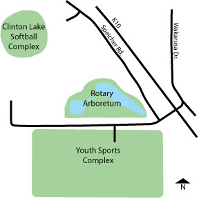 Clinton Lake Softball Complex Directions